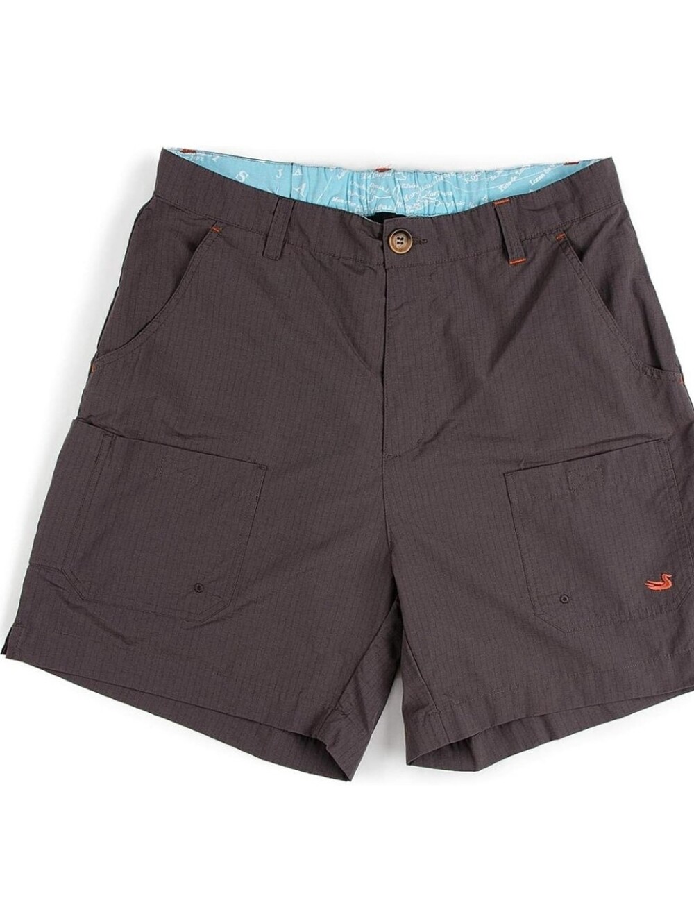 Southern Marsh Tarpon Flats Fishing Shorts Men's XL Gray Microcheck Sportswear